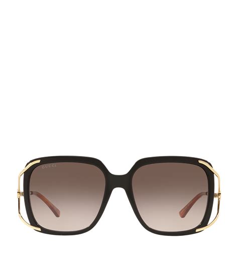 gucci square sunglasses 2019|Gucci women's oversized square sunglasses.